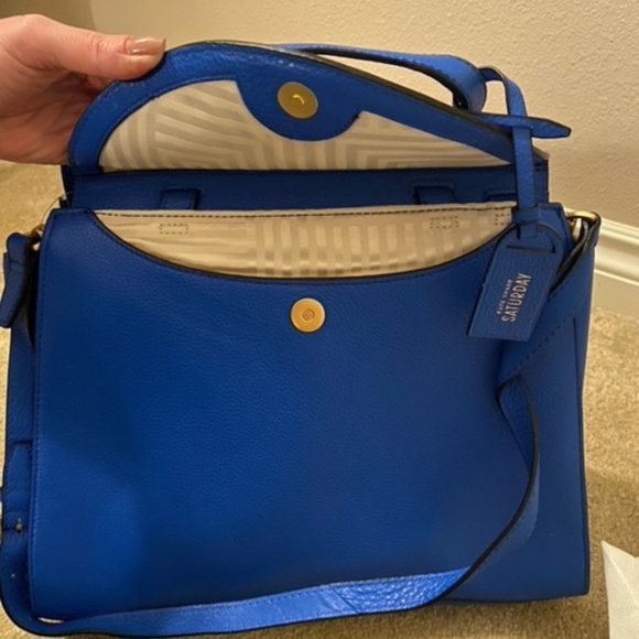 Vintage Kate Spade Saturday Leather Handbag Satchel Purse - Picture 5 of 5